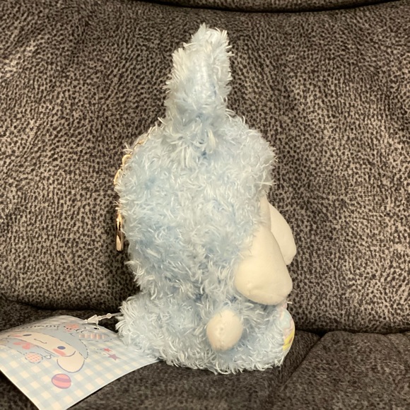 Fuzzy Cinnamoroll x Rabbit Cosplay Plush Keychain (5.5”) - Picture 4 of 8